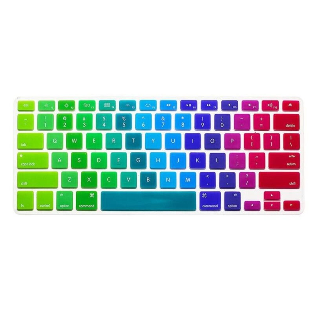 Rainbow Ultra Thin Silicone Keyboard Cover Skin for MacBook Pro 13"